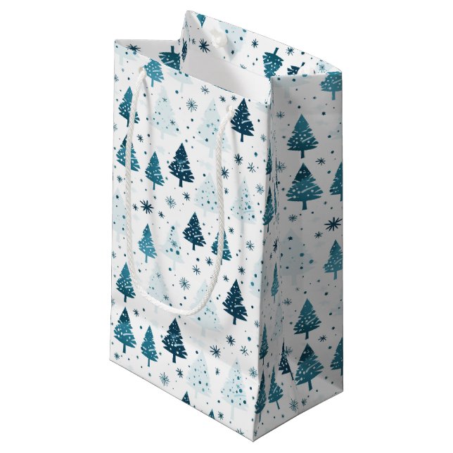 Weihnachtsgeschenk Kleine Geschenktüte (Vorderseite Schrägansicht)