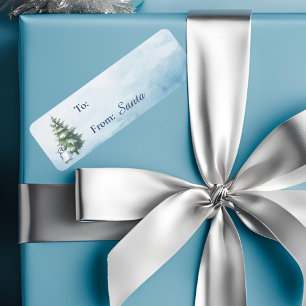 Weihnachtsgeschenk-Label