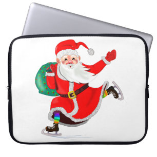 Weihnachtsgeschenk Laptop Sleeve Weihnachtsmann