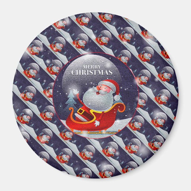 Weihnachtsgeschenk Magnet (Vorne)