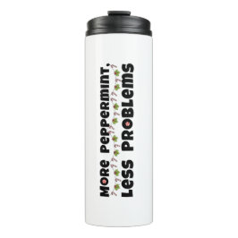 Weihnachtsgeschenk - "Mehr Pfefferminz, weniger Pr Thermosbecher