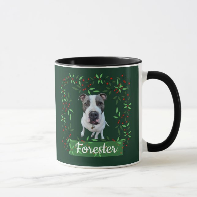Weihnachtsgeschenk mit Haustierfoto Tasse (Rechts)