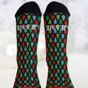 Weihnachtsgeschenk mit individuellem Namen Socken