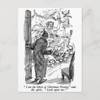 Weihnachtsgeschenk (mit Text) Feiertagspostkarte