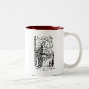 Weihnachtsgeschenk (mit Text) Zweifarbige Tasse