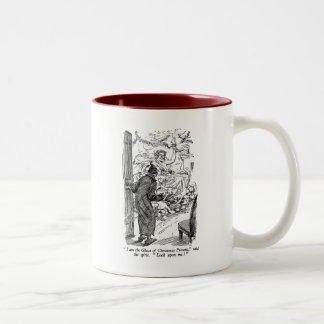 Weihnachtsgeschenk (mit Text) Zweifarbige Tasse