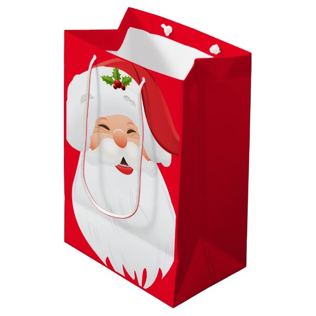 Weihnachtsgeschenk Mittlere Geschenktüte (Vorderseite Schrägansicht)