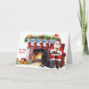 Weihnachtsgeschenk Neufundländer Hund Weihnachten