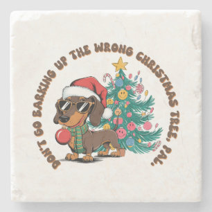 Weihnachtsgeschenk nicht bellen steinuntersetzer