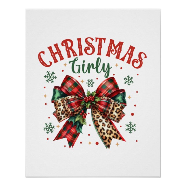 Weihnachtsgeschenk Poster (Vorderseite)
