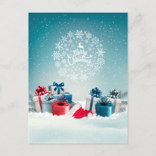Weihnachtsgeschenk Postkarte