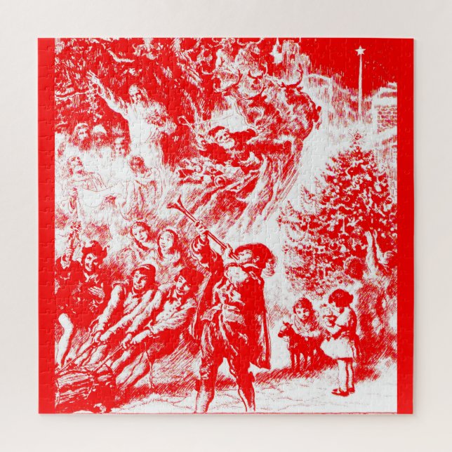 Weihnachtsgeschenk Puzzle (Vertikal)