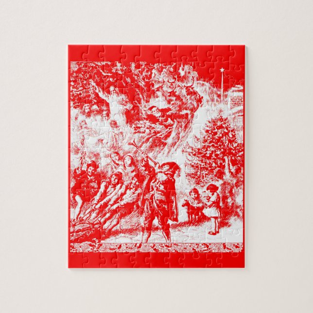 Weihnachtsgeschenk Puzzle (Vertikal)