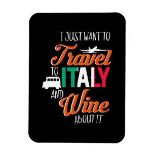 Weihnachtsgeschenk   Reise nach Italien und Wein d Magnet