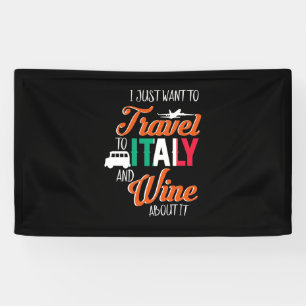 Weihnachtsgeschenk Reisen nach Italien und Wein Banner