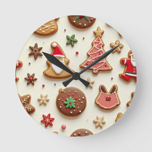 Weihnachtsgeschenk Runde Wanduhr