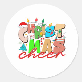 Weihnachtsgeschenk Runder Aufkleber