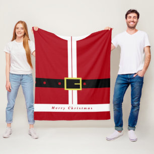 Weihnachtsgeschenk Santa Fleece Blanket