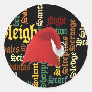 Weihnachtsgeschenk Schöne Tage und eine bessere Na Runder Aufkleber