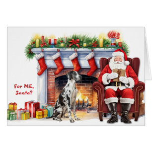 Weihnachtsgeschenk Schwarz Weiß Deutsche Dogge Hun