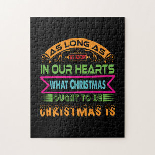 Weihnachtsgeschenk, solange wir wissen puzzle
