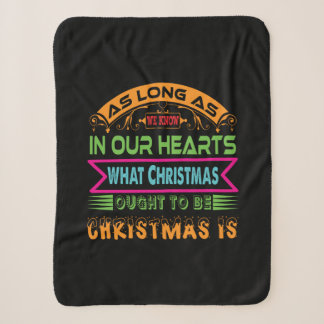 Weihnachtsgeschenk, solange wir wissen sherpadecke