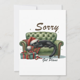 Weihnachtsgeschenk Sorry, habe Pläne Einladung
