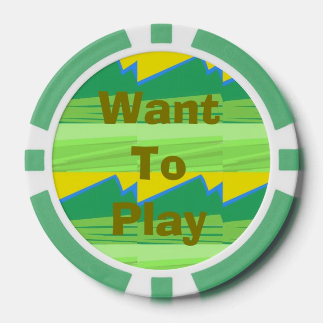 Weihnachtsgeschenk spielen wollen pokerchips (Vorderseite)