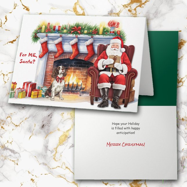 Weihnachtsgeschenk Springer Spaniel Weihnachten (Von Creator hochgeladen)