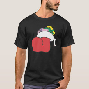 Weihnachtsgeschenk Strumpf T-Shirt