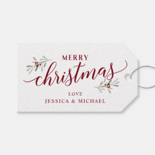 Weihnachtsgeschenk-Tag für Handmade-Geschenke-Zurü Geschenkanhänger