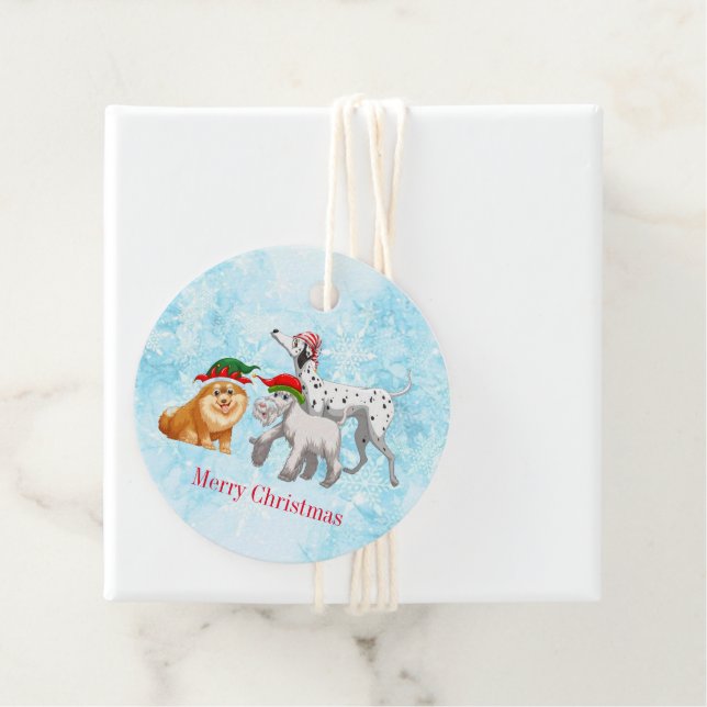 Weihnachtsgeschenk-Tag Geschenkanhänger (Beispiel)