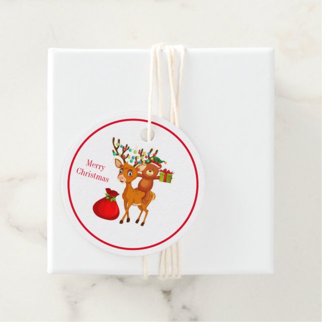 Weihnachtsgeschenk-Tag Geschenkanhänger (Beispiel)