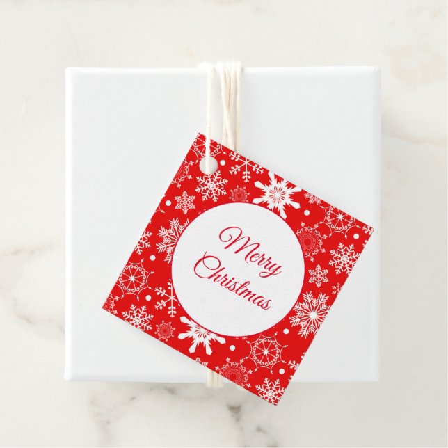 Weihnachtsgeschenk-Tag Geschenkanhänger (Beispiel)
