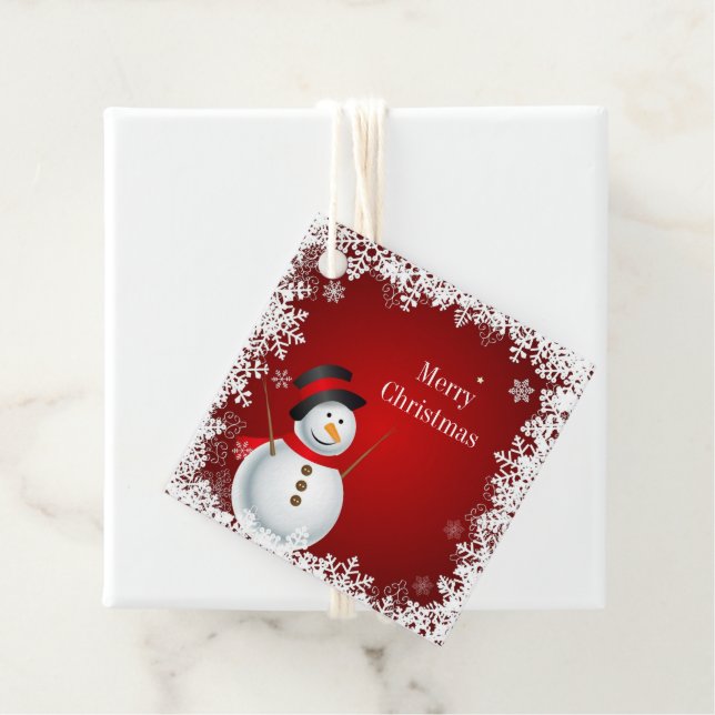 Weihnachtsgeschenk-Tag Geschenkanhänger (Beispiel)