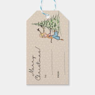 Weihnachtsgeschenk Tag Geschenkanhänger