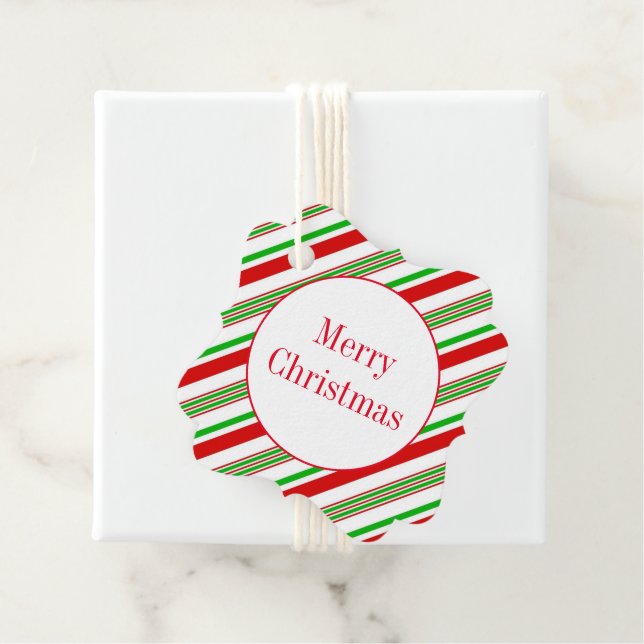 Weihnachtsgeschenk-Tag Geschenkanhänger (Beispiel)