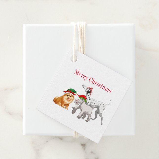 Weihnachtsgeschenk-Tag Geschenkanhänger (Beispiel)