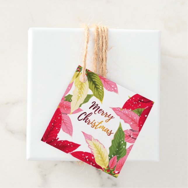 Weihnachtsgeschenk-Tag Geschenkanhänger (Beispiel)