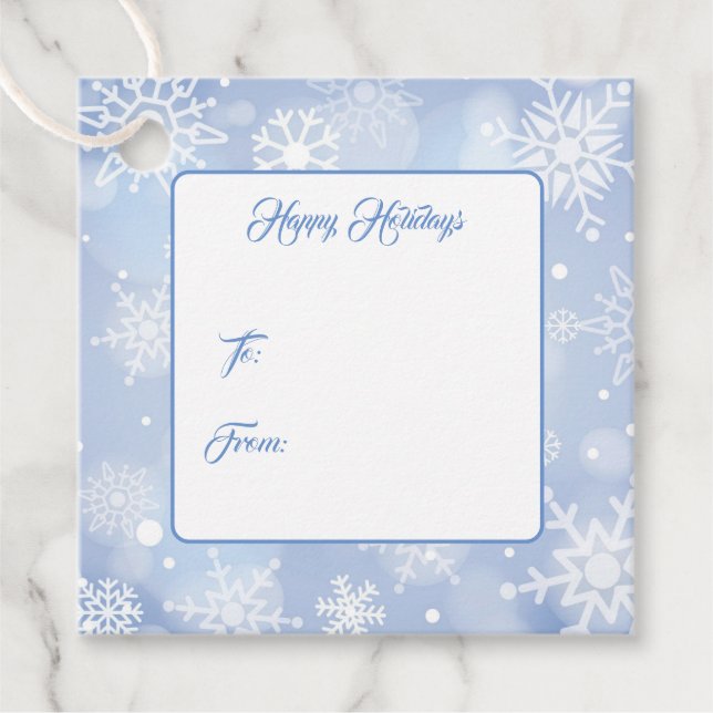 Weihnachtsgeschenk-Tag Geschenkanhänger (Vorderseite)