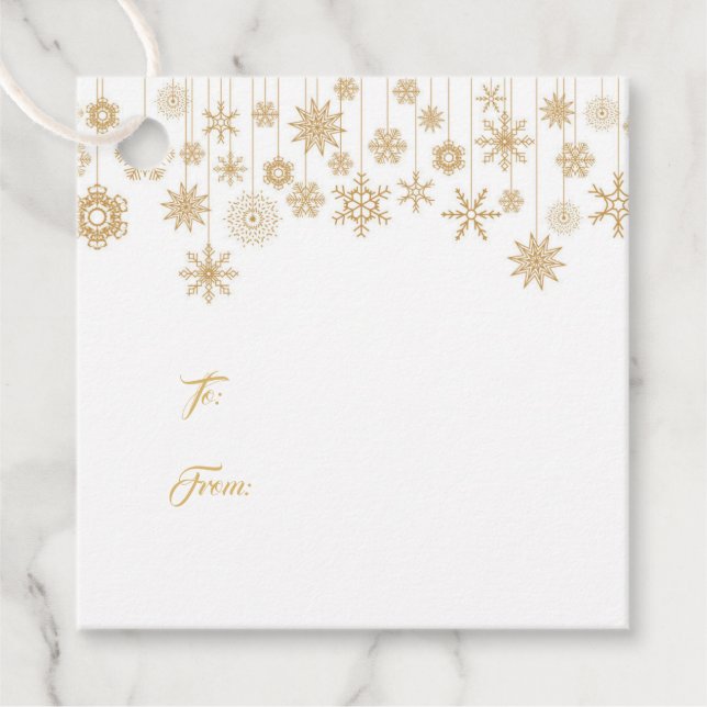 Weihnachtsgeschenk-Tag Geschenkanhänger (Vorderseite)