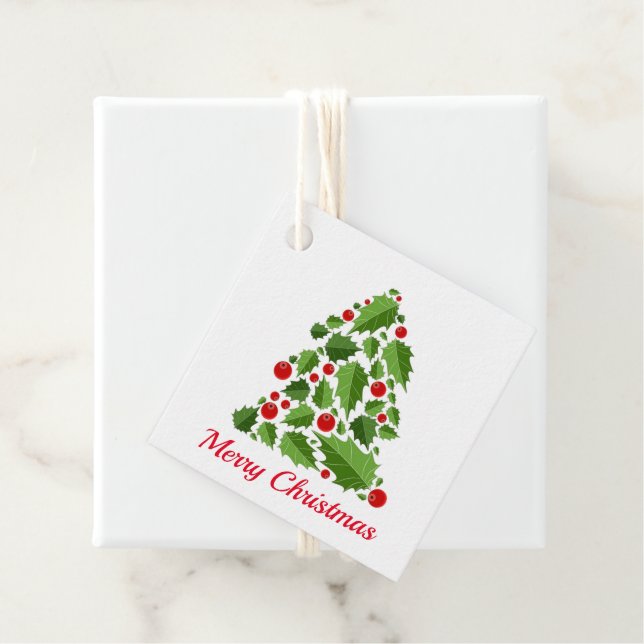 Weihnachtsgeschenk-Tag Geschenkanhänger (Beispiel)