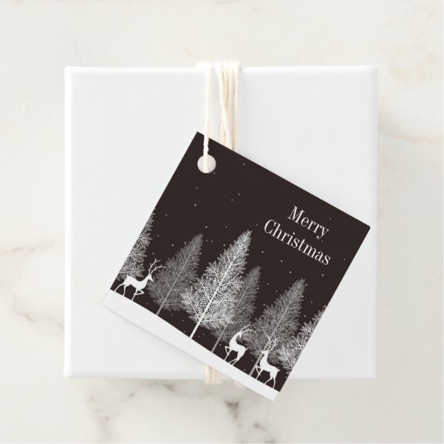 Weihnachtsgeschenk-Tag Geschenkanhänger (Beispiel)