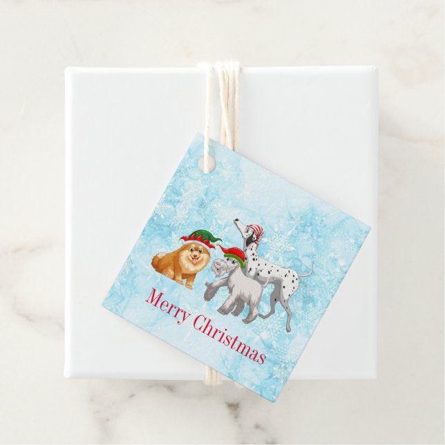 Weihnachtsgeschenk-Tag Geschenkanhänger (Beispiel)