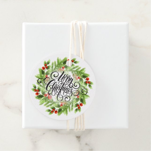 Weihnachtsgeschenk-Tag Geschenkanhänger (Beispiel)