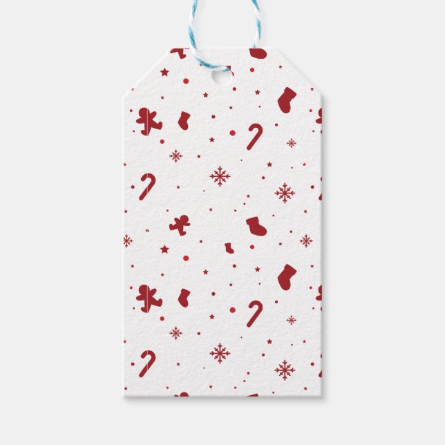 Weihnachtsgeschenk-Tag Geschenkanhänger (Vorderseite)