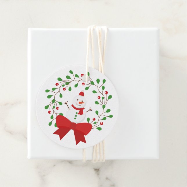 Weihnachtsgeschenk-Tag Geschenkanhänger (Beispiel)