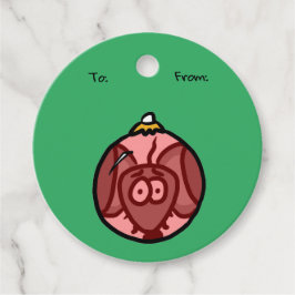 Weihnachtsgeschenk-Tag (mit Miki der Maus) Geschenkanhänger