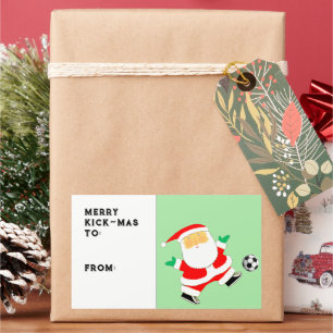 Weihnachtsgeschenk-Tag Rechteckiger Aufkleber