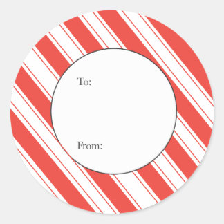 Weihnachtsgeschenk-Tag Runder Aufkleber